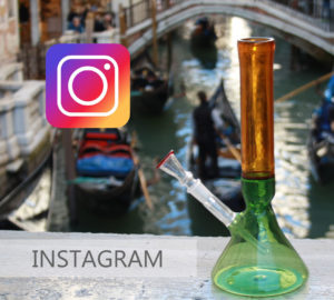 INSTAGRAM LOGO 420 MURANO GLASS